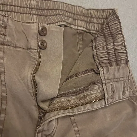 American Eagle Women’s Size 8  (28x28) Pants Utility Jogger Stretch Khaki - Picture 5 of 11